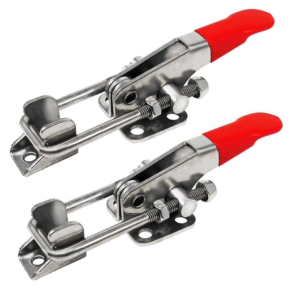 304 Stainless Steel Adjustable Quick Release Spring Toggle Latch Door Catch Heavy Duty Magnetic 2-Pack price history on PriceWatchPro
