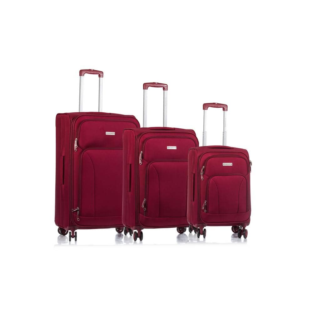 U.S. Traveler Forza Red Softside Rolling Suitcase Luggage Set (2-Piece)  US08141R - The Home Depot