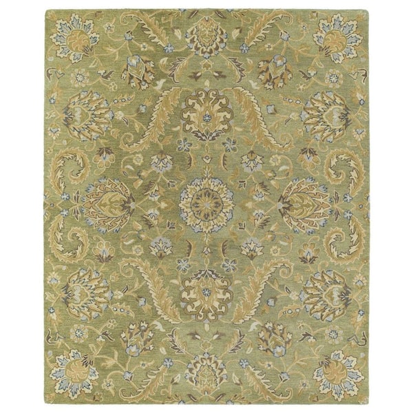 Kaleen Helena Virgil Green 4 ft. x 6 ft. Area Rug