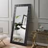 HOMESTOCK Mosaic Style Full Length Mirror for Home, 66" L X 32" W Leaning Vanity Mirror, Wall Mirror/Floor Mirror for Living Room 65321