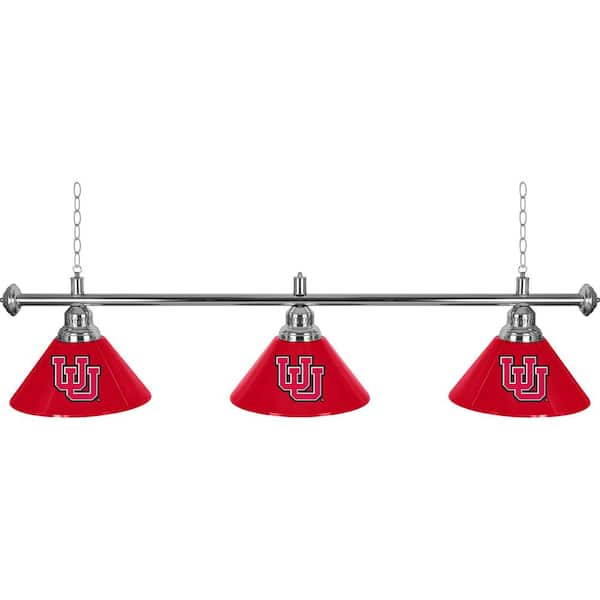 Trademark NCAA 3-Light University of Utah Billiard Lamp