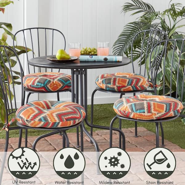 Outdoor chair cushions with rounded top best sale