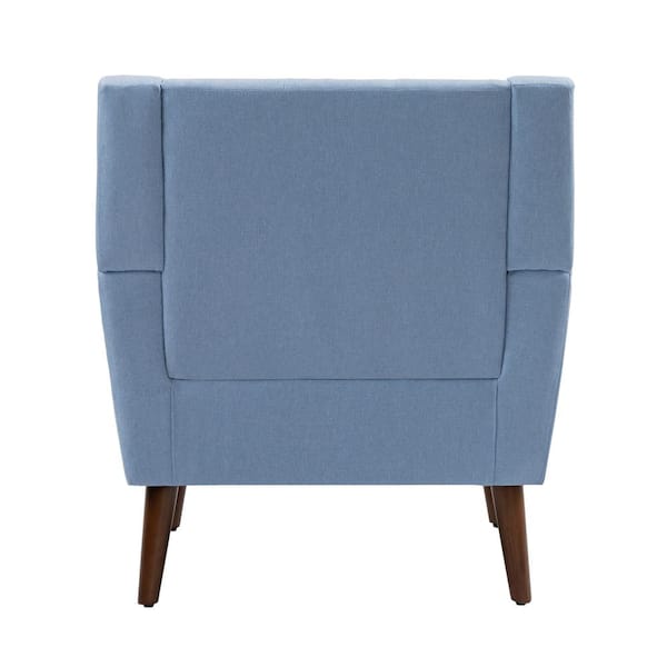 Uixe Modern Blue Linen Accent Arm Chair (Set of 1) FOP