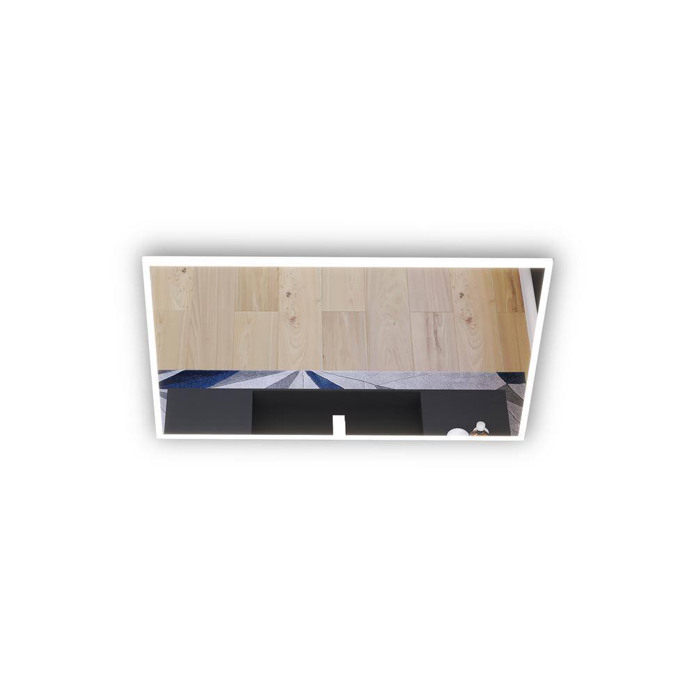 Elegante 48" Frameless Smart LED Wall Vanity Mirror in Silver