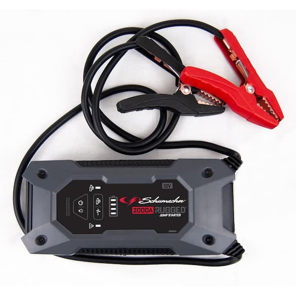 Schumacher Electric Rugged Lithium Automotive 12-Volt 2000 Amp Portable Jump Starter and Power Bank