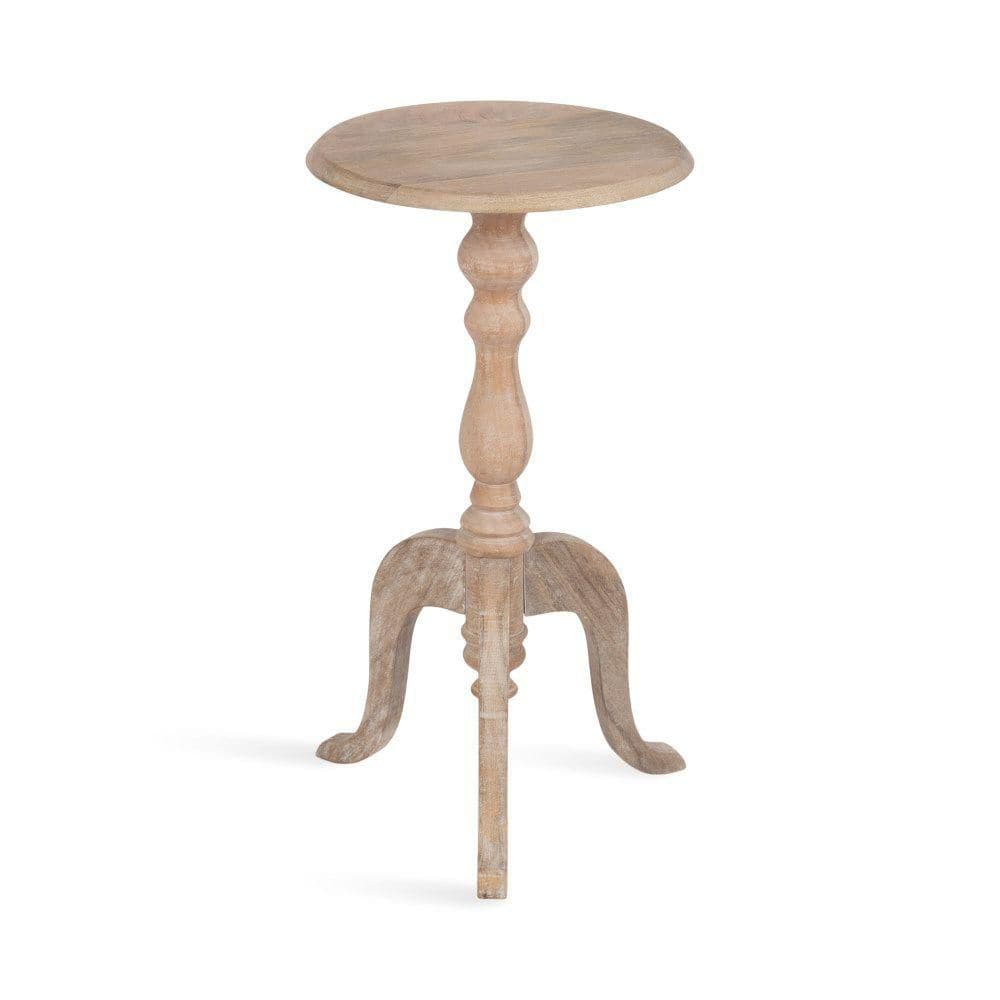 Tourneaux 16 in. Natural Round Wood End Table price history on PriceWatchPro