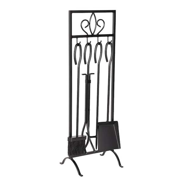 Lavish Home 5-Piece Iron Fireplace Tool Set 80-FPTS-13 - The Home
