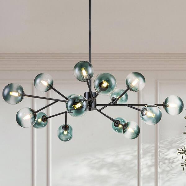 リージェンシーウェア　ティン缶 RRTYO Higginsville 15-Light Farmhouse Black Sputnik Sphere