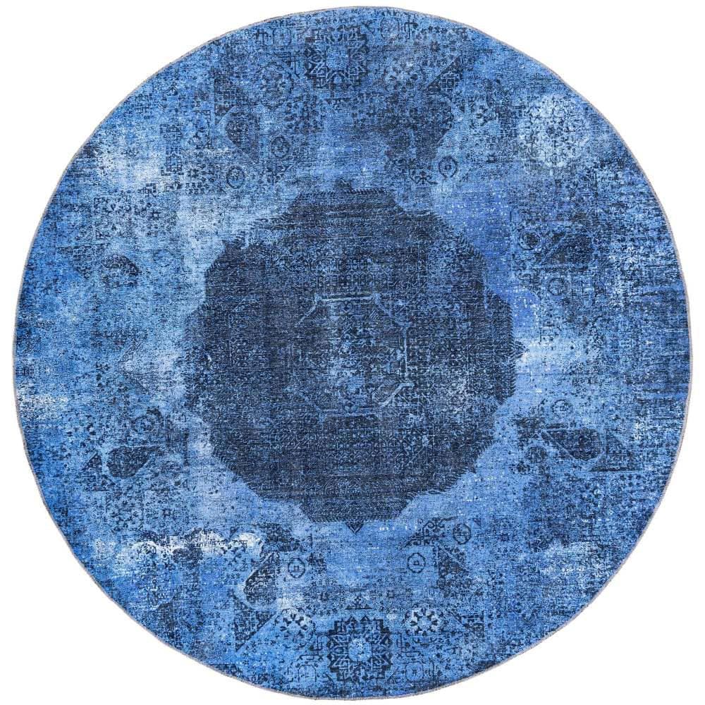 Yara Nayer Overdyed Blue 7 ft. 1 x 7 ft.1 in. Area rug price history on PriceWatchPro