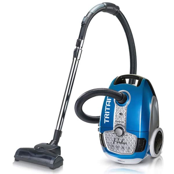 Prolux Tritan Canister Vacuum HEPA Sealed Hard Floor Vacuum with Powerful  12 Amp Motor tritan_blue The Home Depot