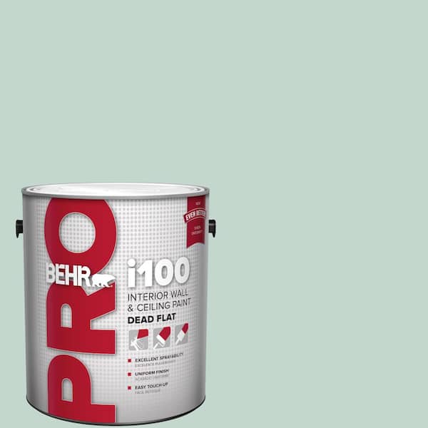 BEHR PRO 1 gal. #470E-3 Aqua Smoke Dead Flat Interior Paint