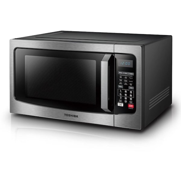 Toshiba 1.5 cu. ft. Countertop Small Convection Microwave in Stainless Steel