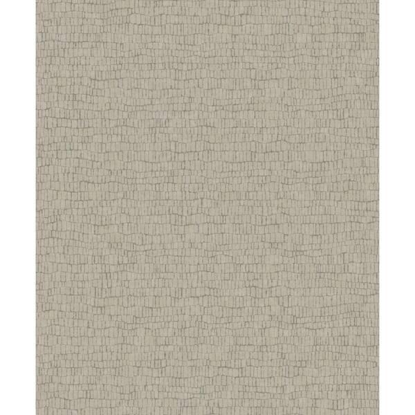 York Wallcoverings Mink Metallic Skin Vinyl Paper Unpasted Wallpaper ...