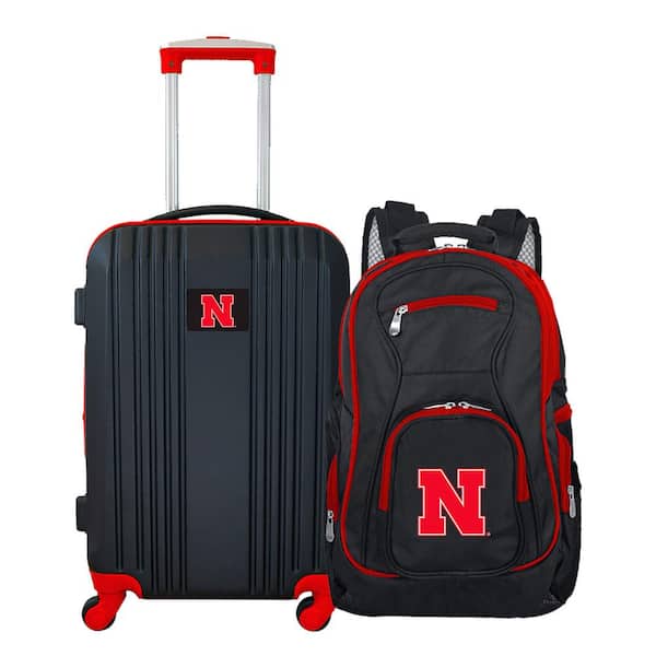 Mojo NCAA Nebraska Cornhuskers 2-Piece Set Luggage and Backpack