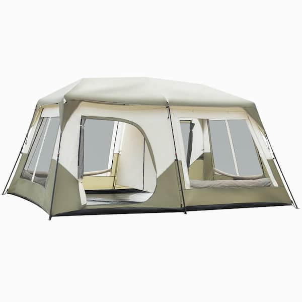 Karl home 10-Person Pop Up Automatic Iron Frame Family Camping Tent ...