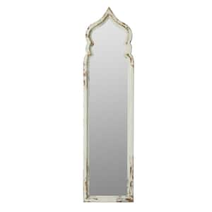 73.2 in. H x 18.9 in. W Glam Rustic Rectangular Antique Floor Mirror