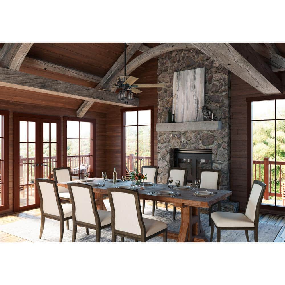 Mt. Vista 52 in. Indoor Natural Iron Ceiling Fan with Light Kit price history on PriceWatchPro