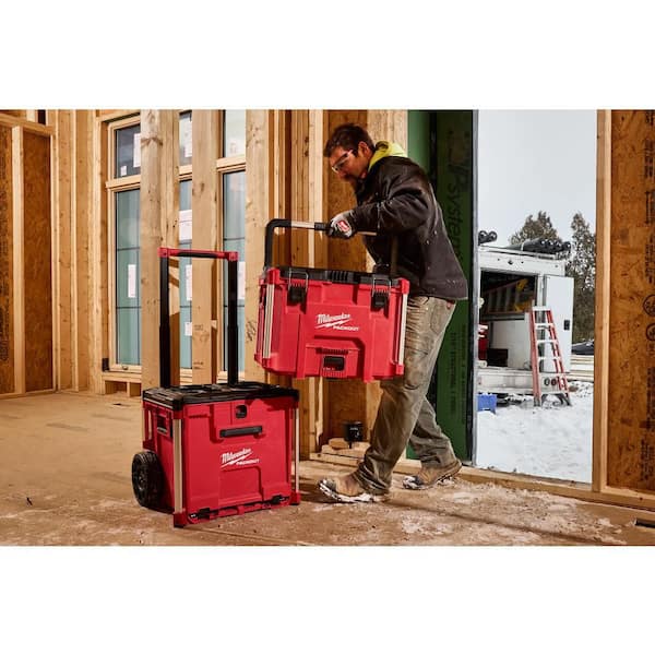 イルコルボ Milwaukee PACKOUT 22 in. Resin Modular XL Tool Box With Handle 48