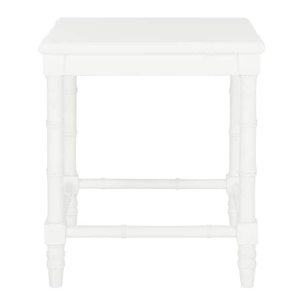SAFAVIEH Liviah White Side Table