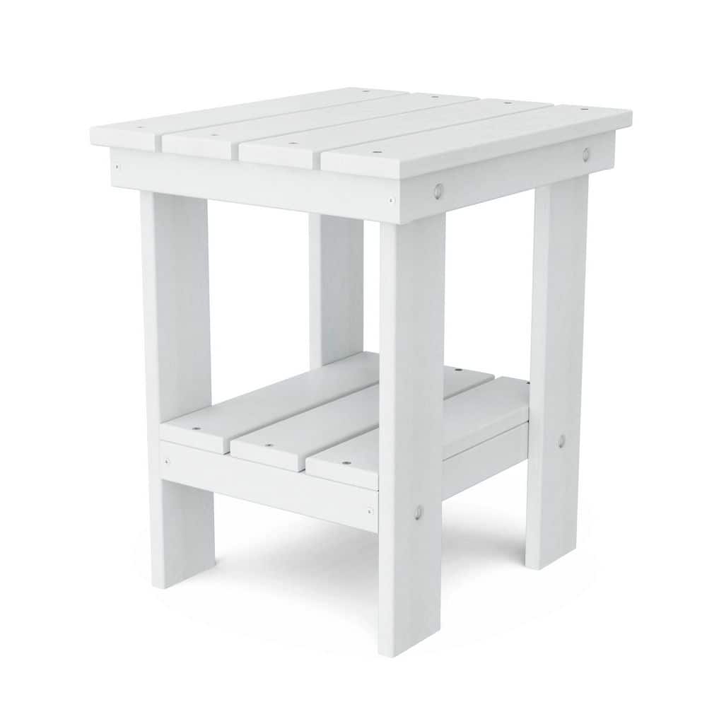 Freedom White HDPE Plastic Outdoor Side Table price history on PriceWatchPro