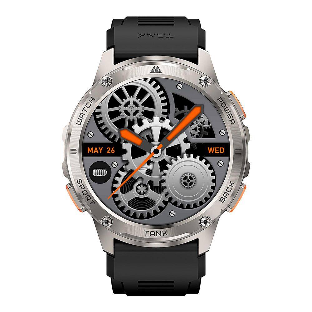 TANK T3 AMOLED Smartwatch 1.95 x 0.57 in. Silver - Thumbnail 2