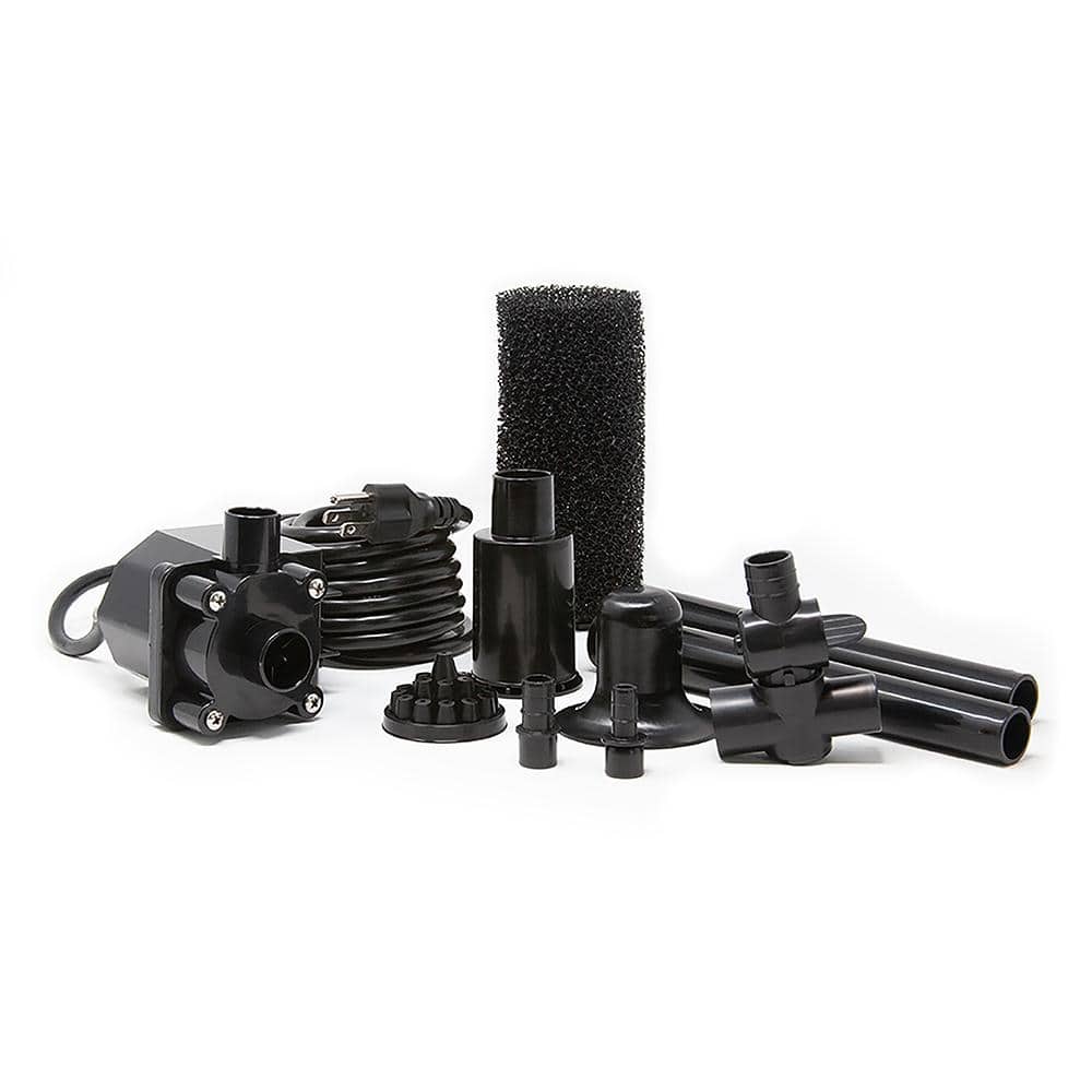 Beckett 680 GPH Black Resin Submersible Pond Pump Kit