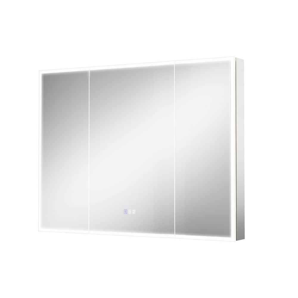 40 in. W x 30 in. H Rectangular Aluminum Recessed/Surface Mount Anti-fog LED Medicine Cabinet with Mirror, Soft Close price history on PriceWatchPro