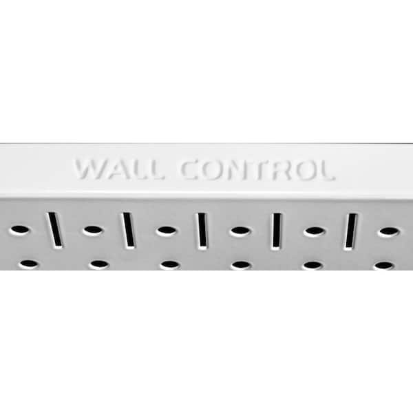 Wall Control 32 in. x 48 in. Metal Pegboard Standard Tool Storage Kit with  White Pegboard and White Peg Accessories 30WRK400WW The Home Depot