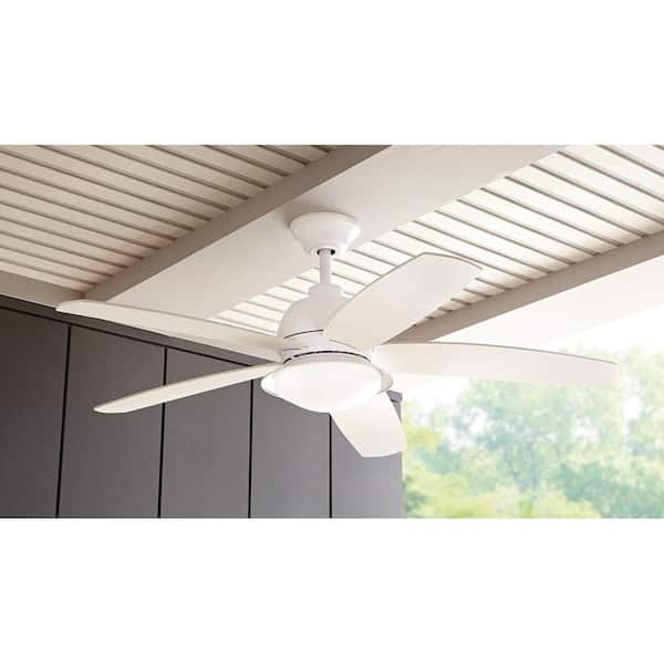 Home Decorators Collection Ackerly 52 in.LED Indoor/Outdoor Natural Iron Ceiling 