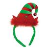 Amscan 9 in. x 5 in. Elf Christmas Hat Headband (3-Pack) 318719 - The ...