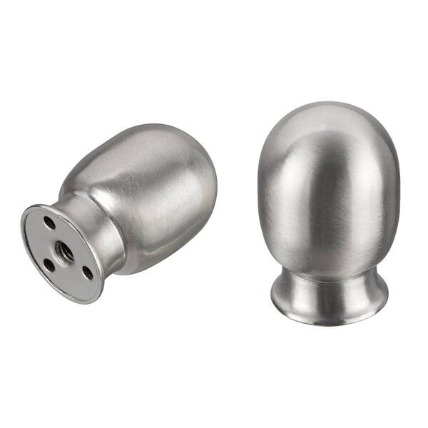 Aspen Creative Corporation 17/8 in. Brushed Nickel Finish Rectangular