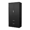 Black Ottawa Caspian SUPREME Range Home Source A408High Gloss 2 Door Wardrobes Black Ottawa Caspian SUPREME Range Home Source A408High Gloss 2 Door Wardrobes