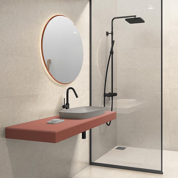 Himalayas Cream 12 in. x 36 in. Matte Ceramic Rectangular Wall Tile (14.53 sq. ft./Case)