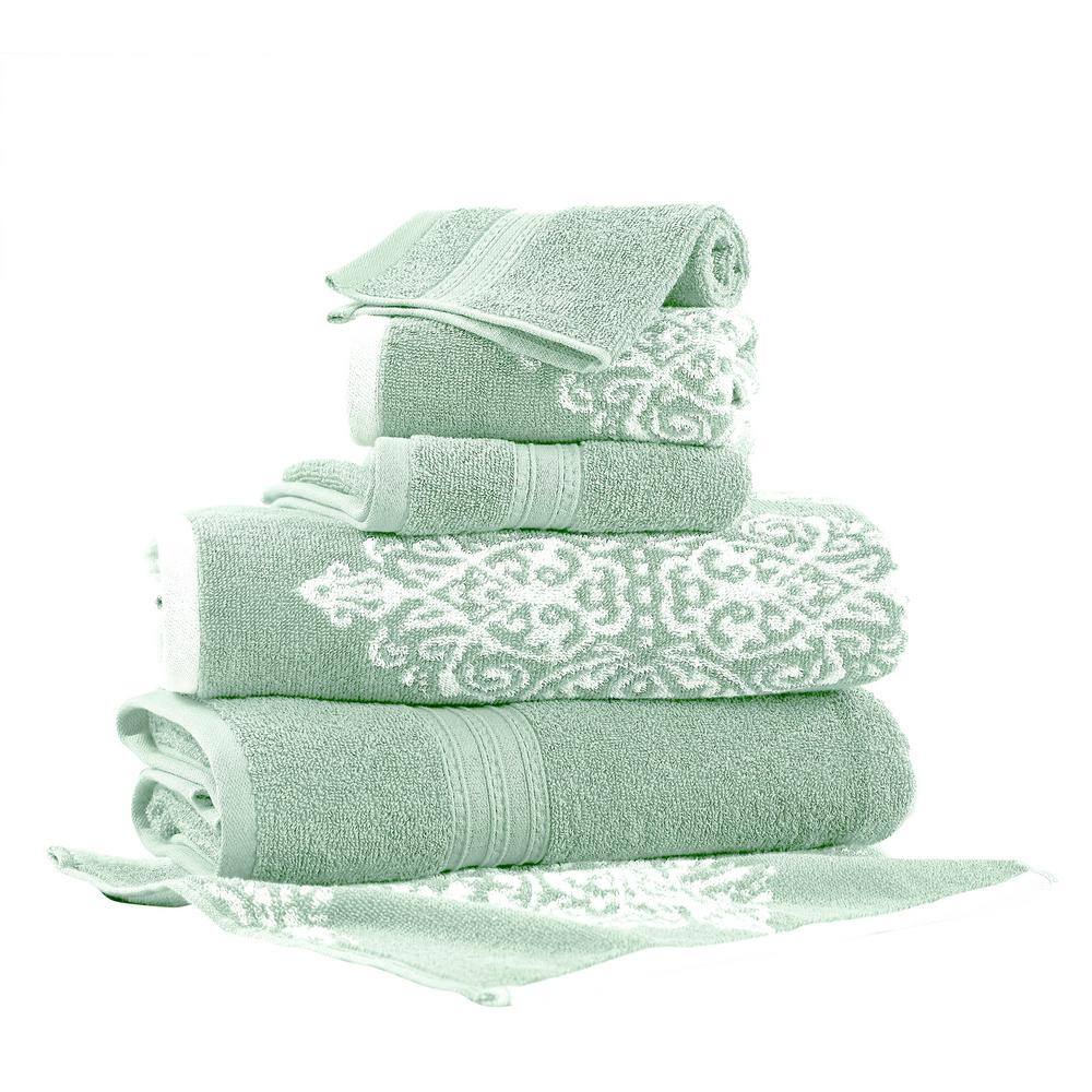 sage green bathroom towels