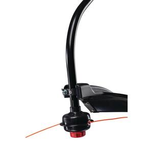 25 cc 2-Cycle Curved Shaft Gas Trimmer with Edger Attachment Included