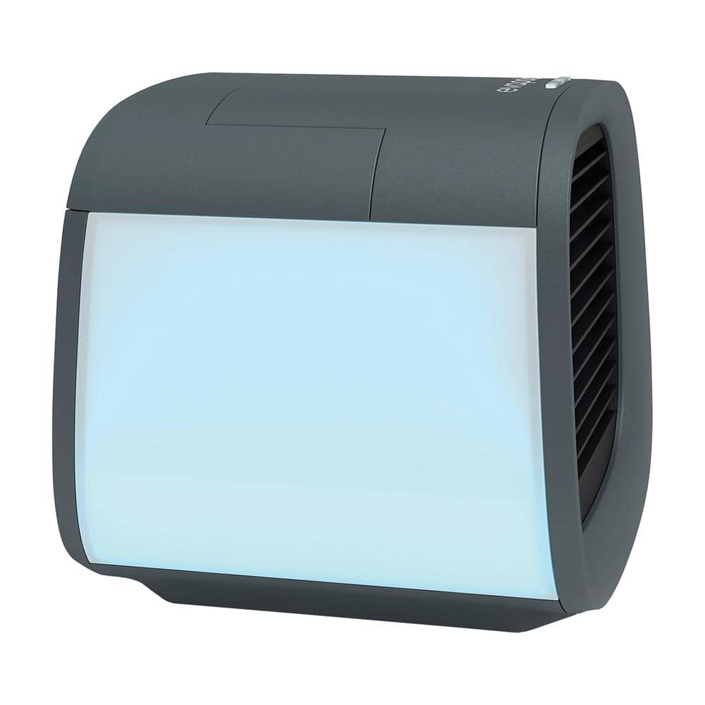 Gray Portable USB-Powered Personal Air Cooler and Humidifier