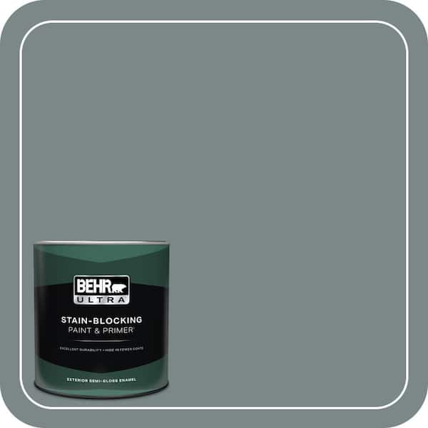 BEHR ULTRA 1 qt. #730F-5 Nature Retreat Semi-Gloss Enamel Exterior Paint & Primer