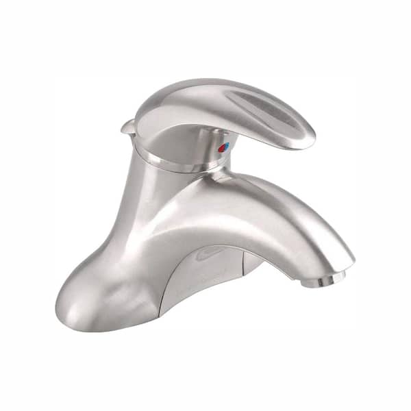 American Standard Reliant Single Hole Single-Handle Bathroom Faucet with Speed Connect Drain in Brushed Nickel