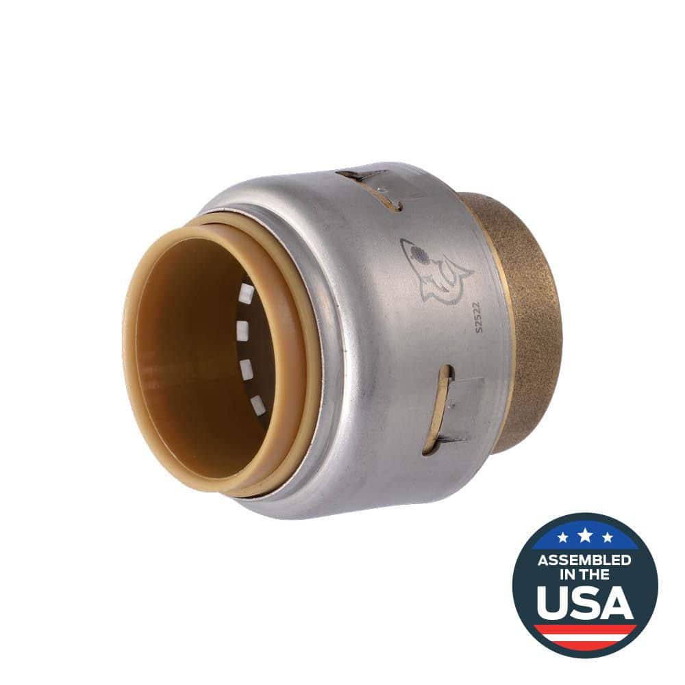 Max 3/4 in. Push-to-Connect Brass End Stop Fitting price history on PriceWatchPro
