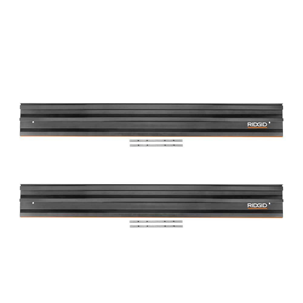 Ridgid 60 in. Track Saw Guide Rail with (2) 60 in. Tracks, (4) Connector  Bars, and (2) Track Wrenches AC60TS-AC60TS - The Home Depot