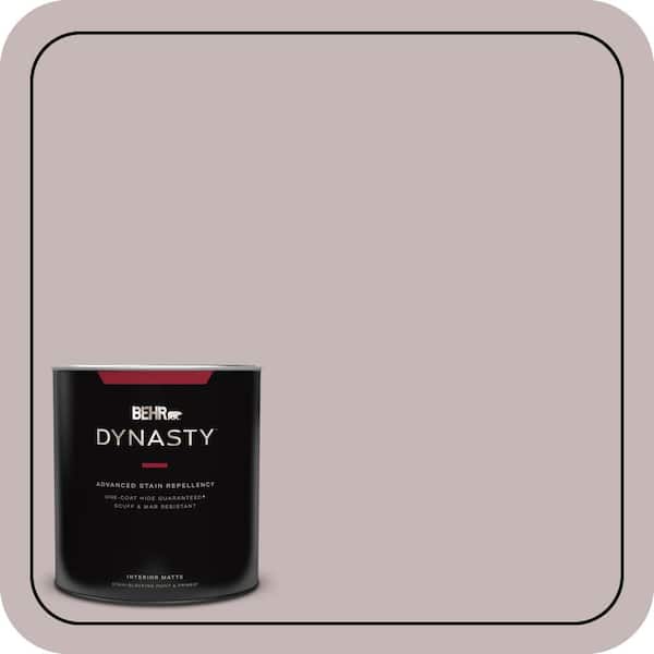 1 qt. Home Decorators Collection #HDC-CL-25G Georgian Pink Matte Interior Stain-Blocking Paint & Primer