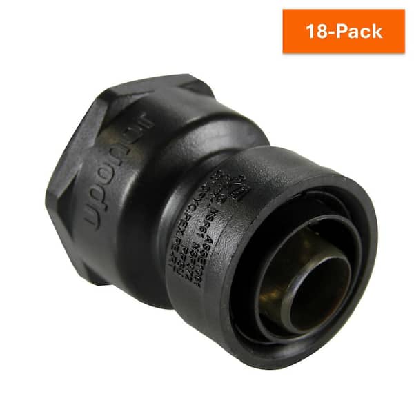 Uponor TotalFit 3/4 in. Push-to-Connect x 1 in. NPT Engineered Polymer Reducing Female Threaded Adapter (18-Pack)