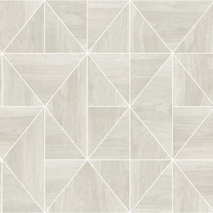 Taupe Grey Lazlo Peel and Stick Wallpaper Sample