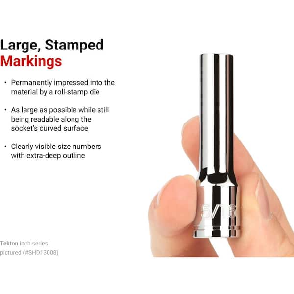 3/8 in. Drive x 15 mm Deep 6-Point Socket