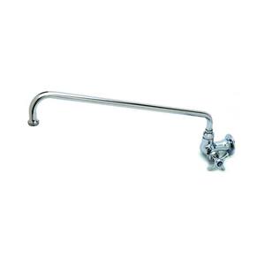 Single Pantry Single Handle Standard Kitchen Faucet with 12 in. Swing Nozzle in Chrome