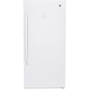 28 in. 14.1 cu. Ft. Frost Free Defrost Upright Freezer in White
