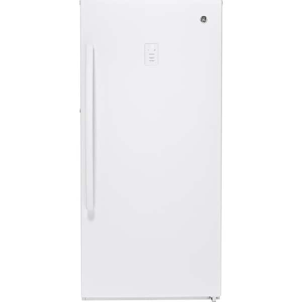 FUF14SMRWW by General Electric - GE® 14.1 Cu. Ft. Frost-Free Garage Ready  Upright Freezer