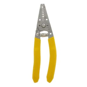 Stainless Steel Wire Stripper/Cutter Curved Handle, 10-18 AWG Solid, 16-26 AWG Stranded