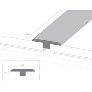 Arista Laminate 7'' Opera 1.77 in. W x 72 in. L T-Molding Textured Wood Look Laminate Moulding/Trim
