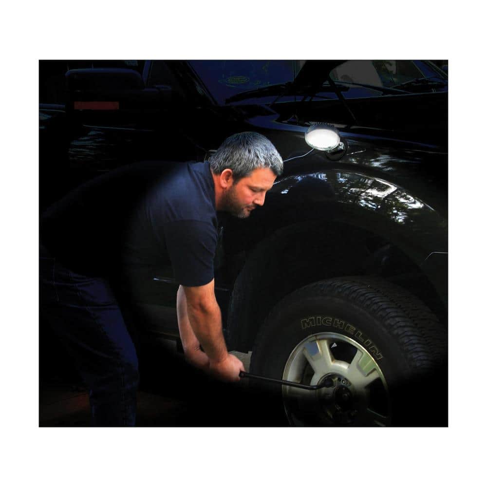 4-Inch Round LED Flood Light with Magnetic Base